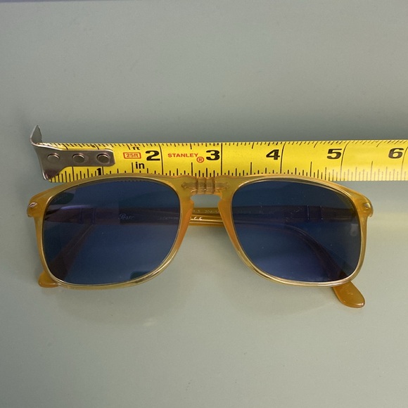 Persol / Men’s Sunglasses / Miele with Blue Lenses - Picture 12 of 12